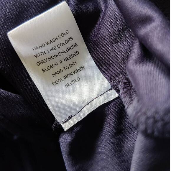 DR2 Multicolor Floral Paisley Midi Dress Long Sleeve Chiffon Belted Size M - Picture 8 of 9